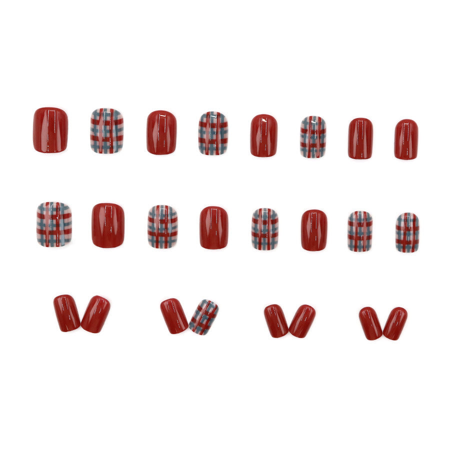 Elegant Minimalist Press-On Nail Set (24pcs) (DESIGN 7625)