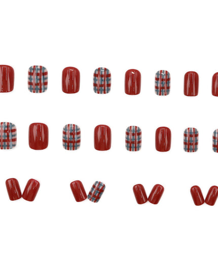 Elegant Minimalist Press-On Nail Set (24pcs) (DESIGN 7625)