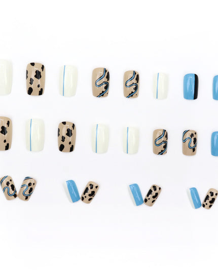 Elegant Minimalist Press-On Nail Set (24pcs) (DESIGN 7593)
