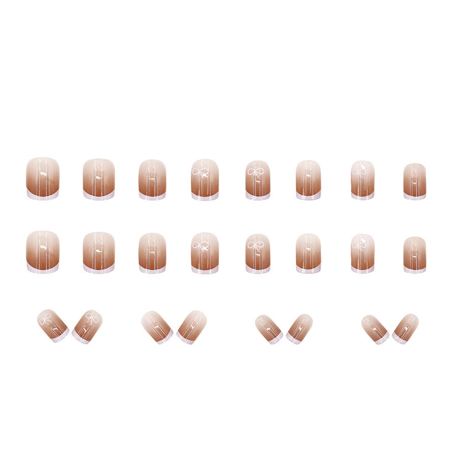 Elegant Minimalist Press-On Nail Set (24pcs) (DESIGN 7518)