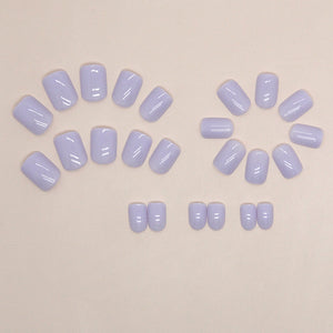 Elegant Minimalist Press-On Nail Set (24pcs) (DESIGN 7468)