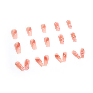 Elegant Minimalist Press-On Nail Set (24pcs) (DESIGN 7415)