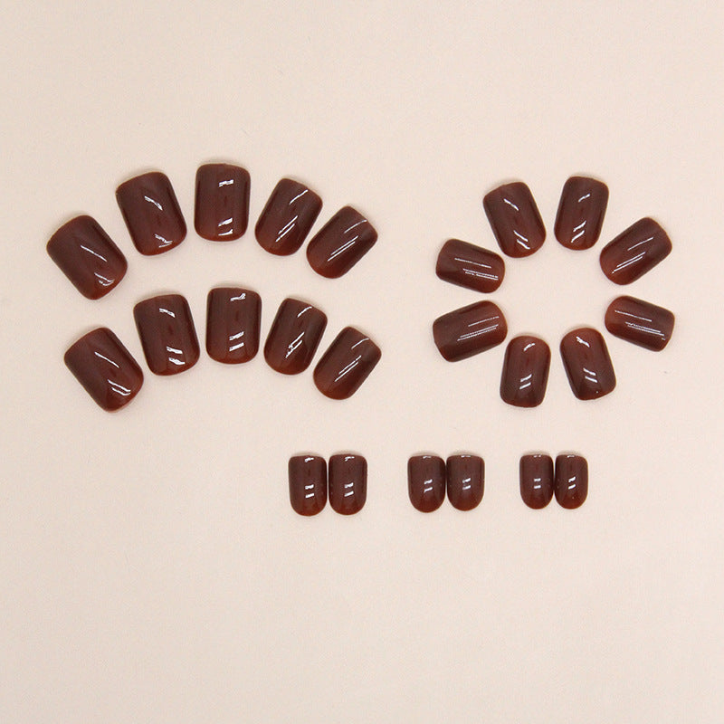 Elegant Minimalist Press-On Nail Set (24pcs) (DESIGN 7421)