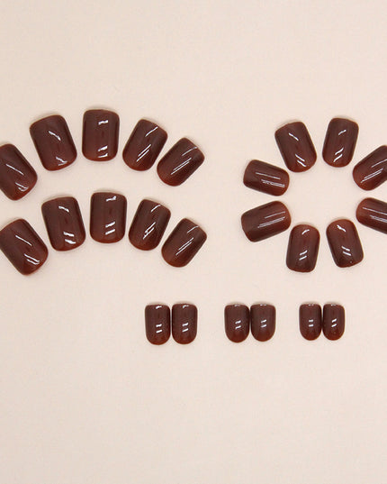 Elegant Minimalist Press-On Nail Set (24pcs) (DESIGN 7421)