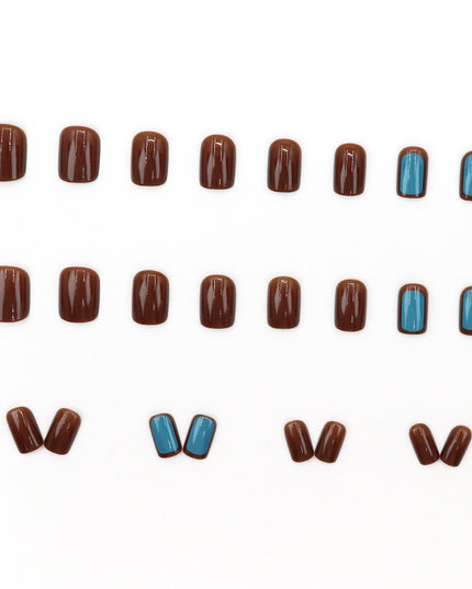 Elegant Minimalist Press-On Nail Set (24pcs) (DESIGN 7651)
