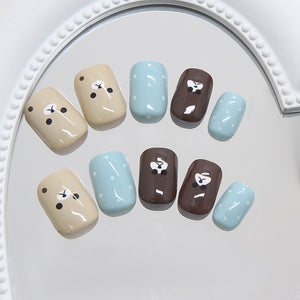 Elegant Minimalist Press-On Nail Set (24pcs) (DESIGN 7313)
