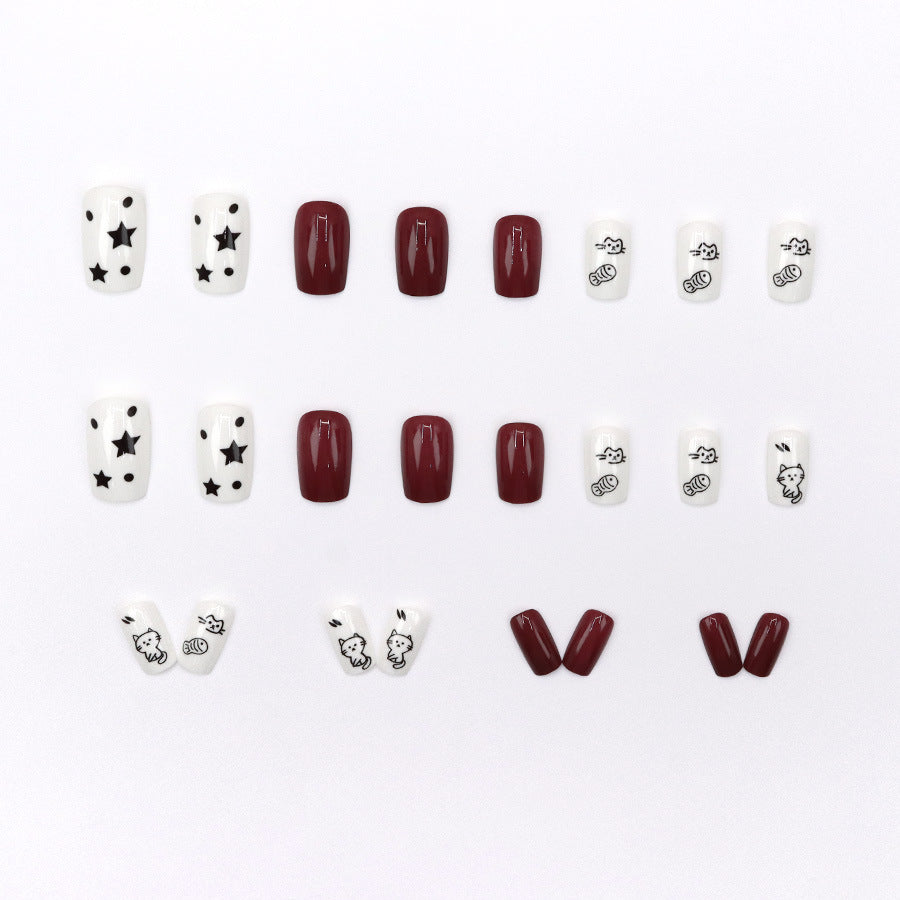 Elegant Minimalist Press-On Nail Set (24pcs) (DESIGN 7609)