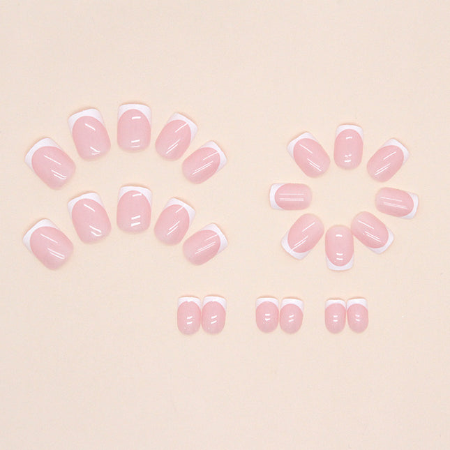 Elegant Minimalist Press-On Nail Set (24pcs) (DESIGN 7383)