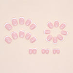 Elegant Minimalist Press-On Nail Set (24pcs) (DESIGN 7383)