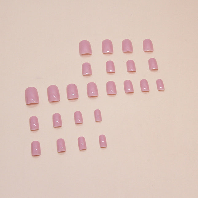 Elegant Minimalist Press-On Nail Set (24pcs) (DESIGN 7377)