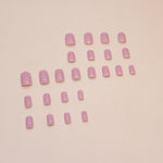 Elegant Minimalist Press-On Nail Set (24pcs) (DESIGN 7377)