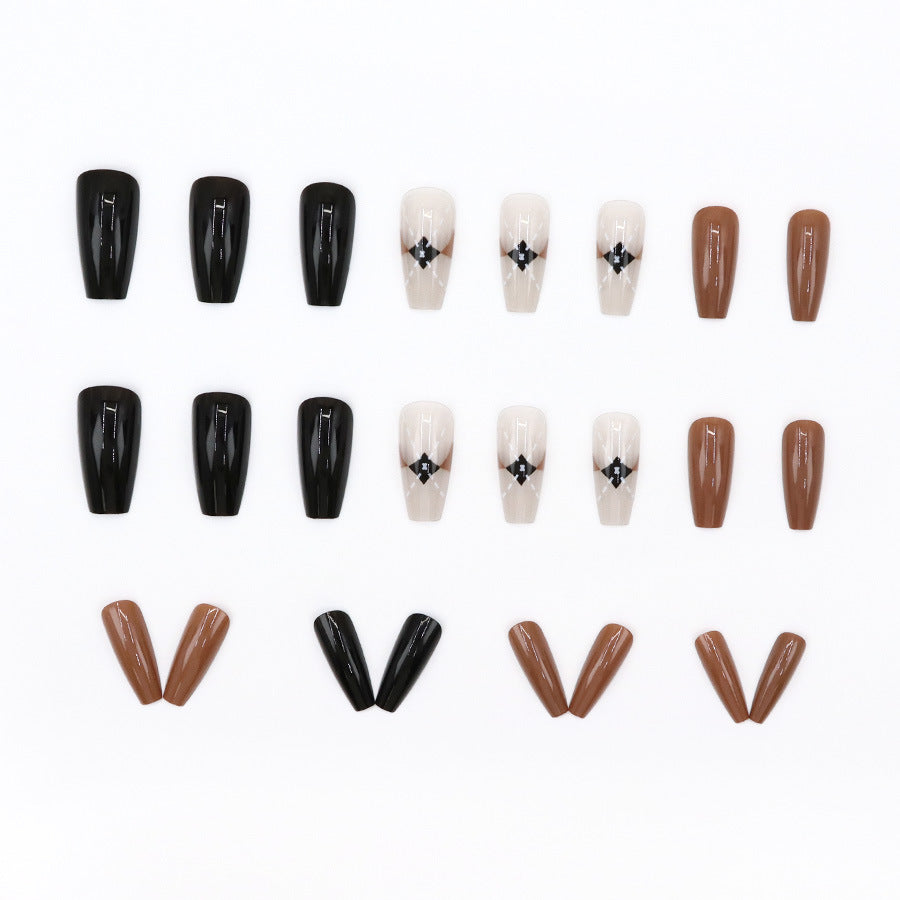 Elegant Minimalist Press-On Nail Set (24pcs) (DESIGN 7605)