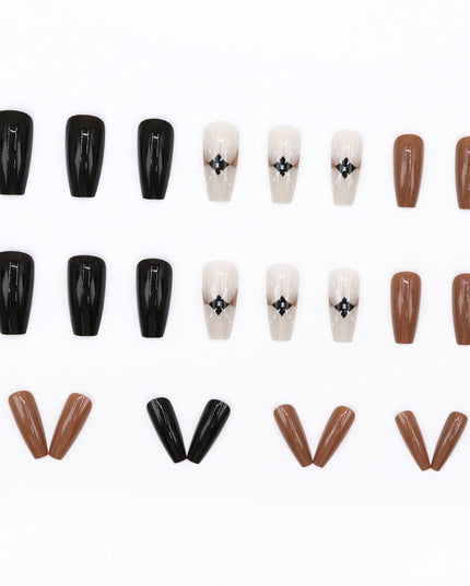 Elegant Minimalist Press-On Nail Set (24pcs) (DESIGN 7605)