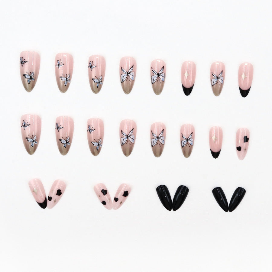 Elegant Minimalist Press-On Nail Set (24pcs) (DESIGN 7599)