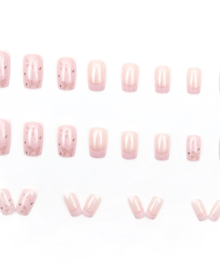 Elegant Minimalist Press-On Nail Set (24pcs) (DESIGN 7541)