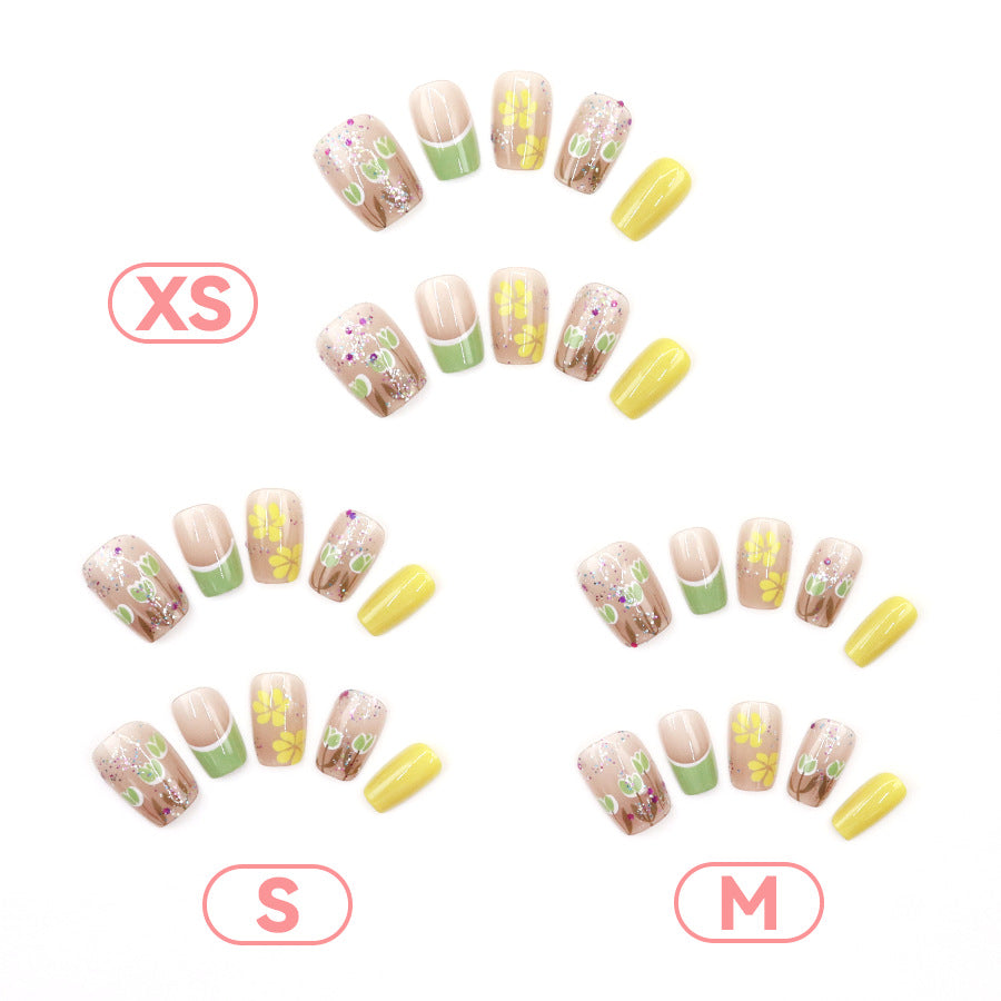 Elegant Minimalist Press-On Nail Set (24pcs) (DESIGN 7515)
