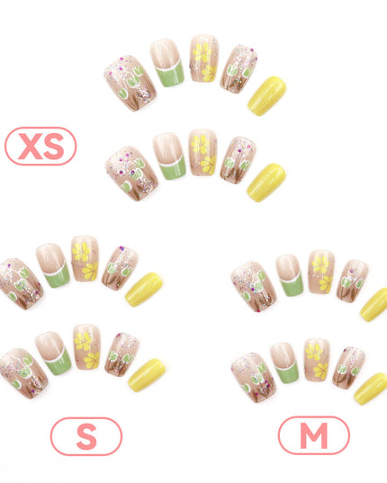 Elegant Minimalist Press-On Nail Set (24pcs) (DESIGN 7515)