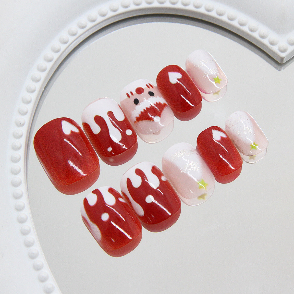 Elegant Minimalist Press-On Nail Set (24pcs) (DESIGN 7403)