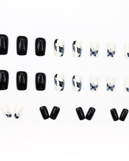 Elegant Minimalist Press-On Nail Set (24pcs) (DESIGN 7589)