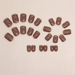 Elegant Minimalist Press-On Nail Set (24pcs) (DESIGN 7379)