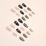 Elegant Minimalist Press-On Nail Set (24pcs) (DESIGN 7475)