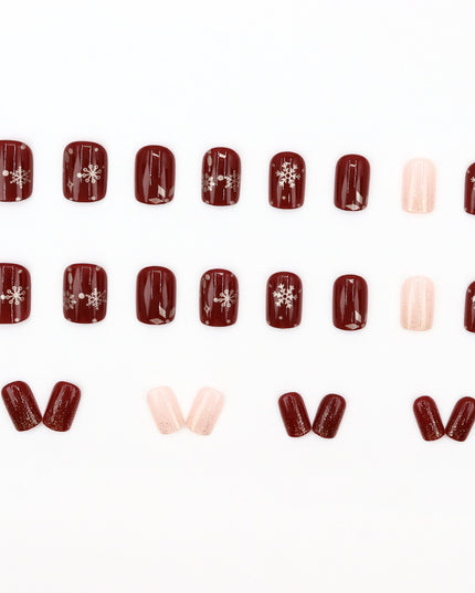 Elegant Minimalist Press-On Nail Set (24pcs) (DESIGN 7579)