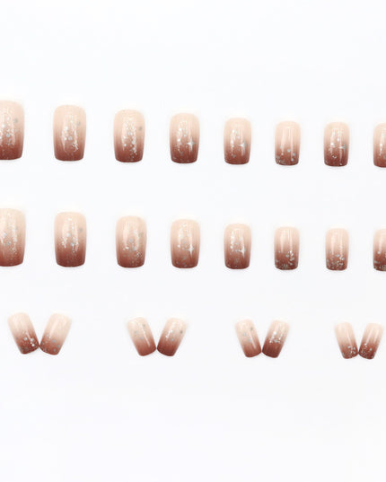 Elegant Minimalist Press-On Nail Set (24pcs) (DESIGN 7568)