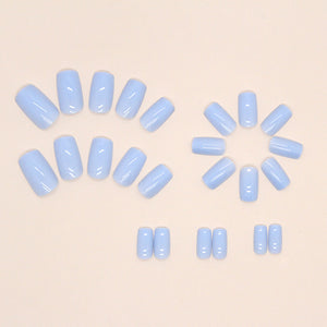 Elegant Minimalist Press-On Nail Set (24pcs) (DESIGN 7464)