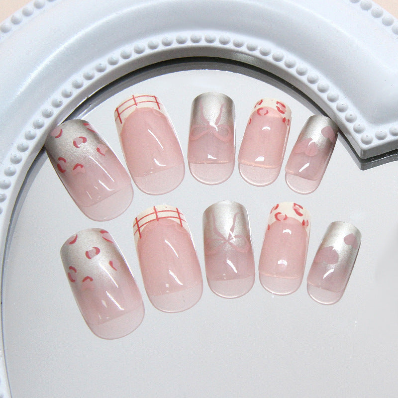 Elegant Minimalist Press-On Nail Set (24pcs) (DESIGN 7307)