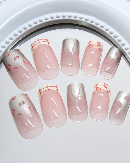 Elegant Minimalist Press-On Nail Set (24pcs) (DESIGN 7307)