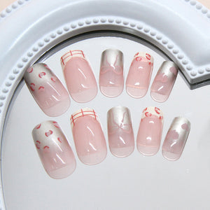 Elegant Minimalist Press-On Nail Set (24pcs) (DESIGN 7307)