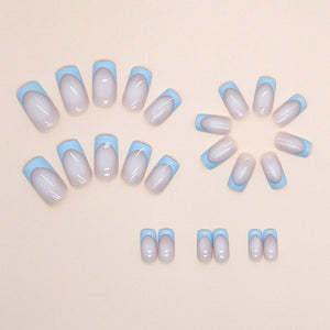 Elegant Minimalist Press-On Nail Set (24pcs) (DESIGN 7351)