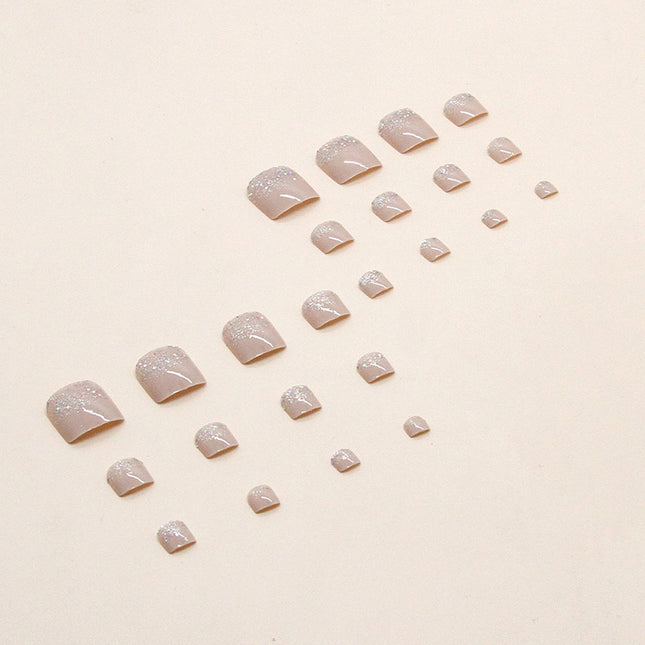 Elegant Minimalist Press-On Nail Set (24pcs) (DESIGN 7501)