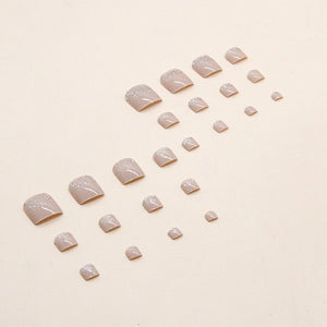 Elegant Minimalist Press-On Nail Set (24pcs) (DESIGN 7501)