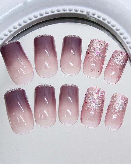 Elegant Minimalist Press-On Nail Set (24pcs) (DESIGN 7355)