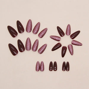Elegant Minimalist Press-On Nail Set (24pcs) (DESIGN 7480)