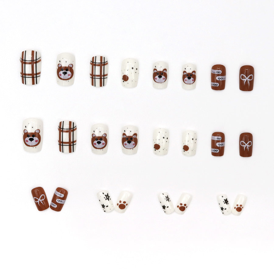 Elegant Minimalist Press-On Nail Set (24pcs) (DESIGN 7603)