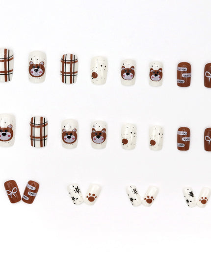 Elegant Minimalist Press-On Nail Set (24pcs) (DESIGN 7603)