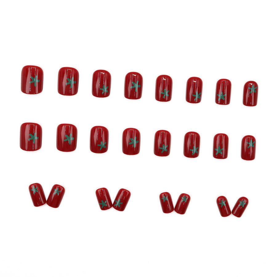 Elegant Minimalist Press-On Nail Set (24pcs) (DESIGN 7586)