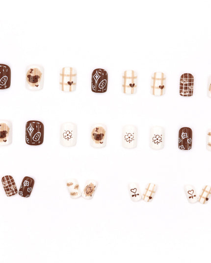 Elegant Minimalist Press-On Nail Set (24pcs) (DESIGN 7627)