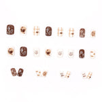 Elegant Minimalist Press-On Nail Set (24pcs) (DESIGN 7627)