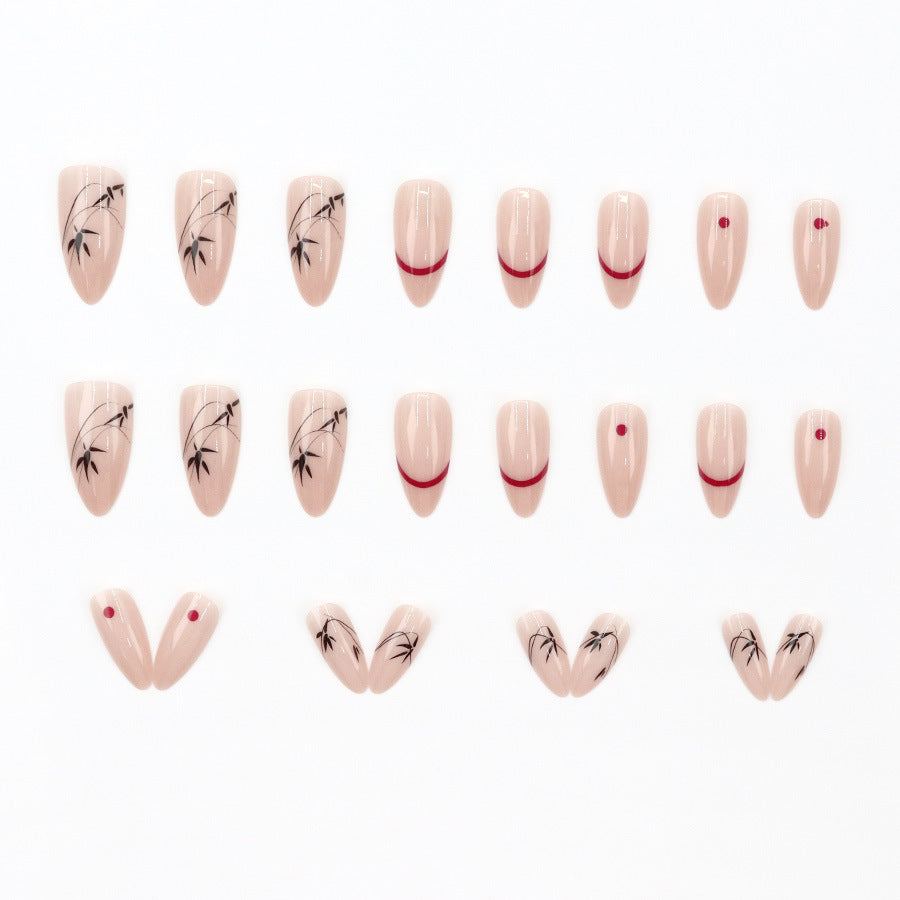 Elegant Minimalist Press-On Nail Set (24pcs) (DESIGN 7588)