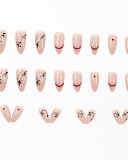 Elegant Minimalist Press-On Nail Set (24pcs) (DESIGN 7588)
