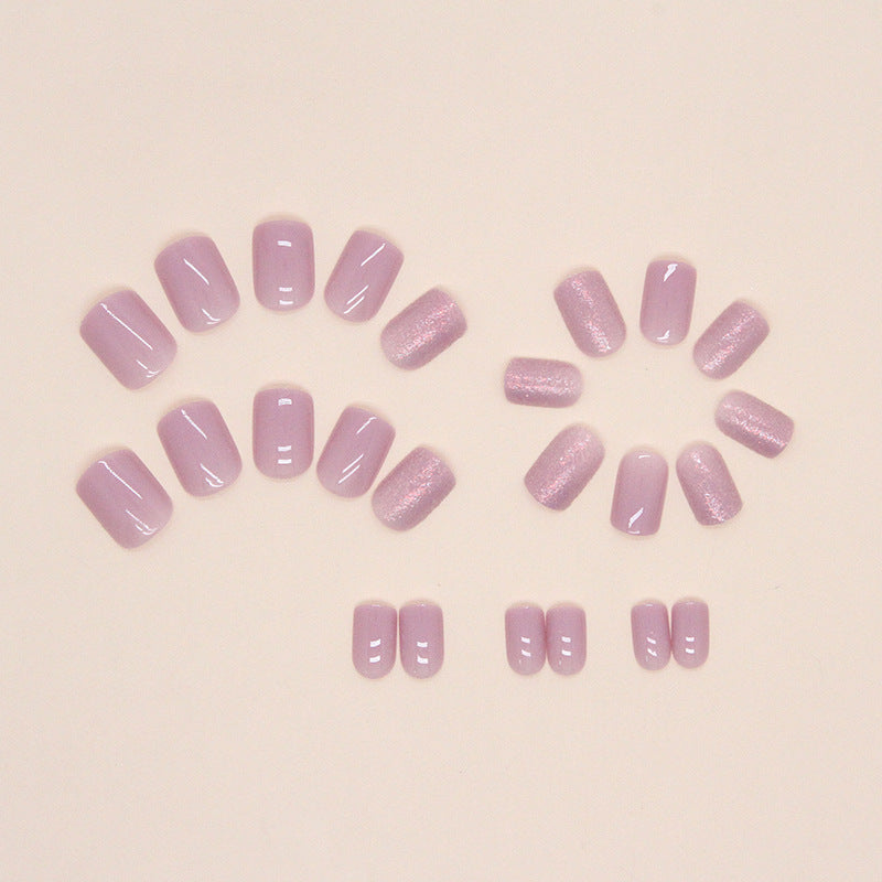 Elegant Minimalist Press-On Nail Set (24pcs) (DESIGN 7394)