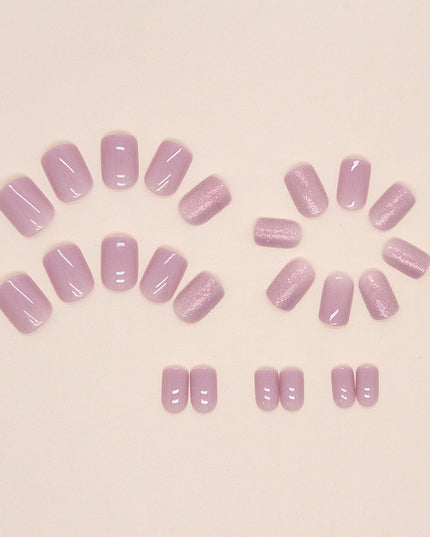 Elegant Minimalist Press-On Nail Set (24pcs) (DESIGN 7394)