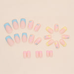 Elegant Minimalist Press-On Nail Set (24pcs) (DESIGN 7479)
