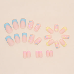 Elegant Minimalist Press-On Nail Set (24pcs) (DESIGN 7479)