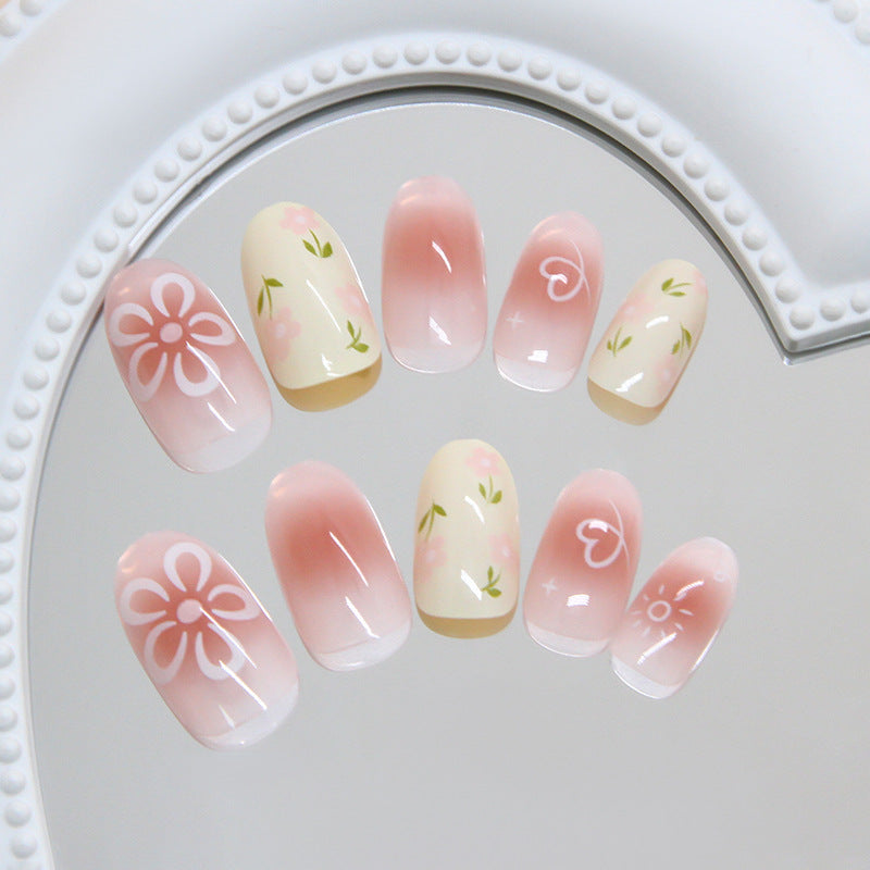 Elegant Minimalist Press-On Nail Set (24pcs) (DESIGN 7405)