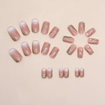 Elegant Minimalist Press-On Nail Set (24pcs) (DESIGN 7390)