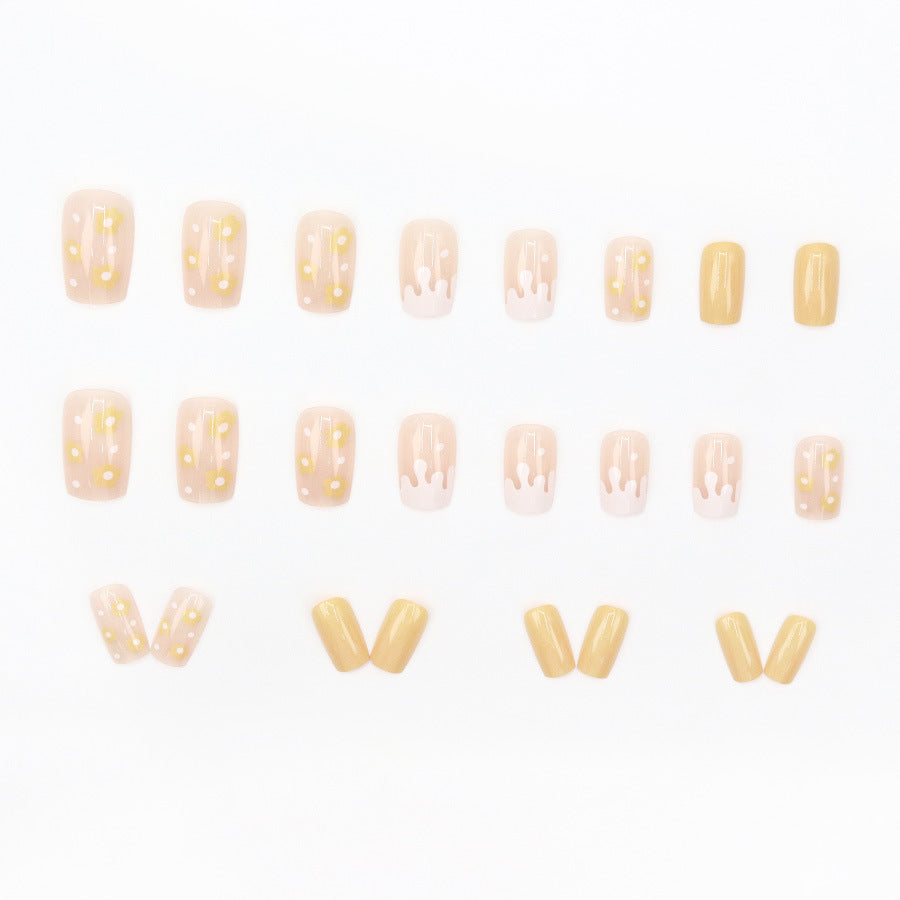 Elegant Minimalist Press-On Nail Set (24pcs) (DESIGN 7574)